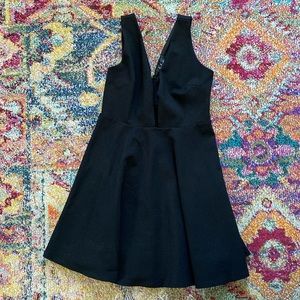 Black Lulus skater dress